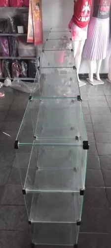 Balcão de vidro