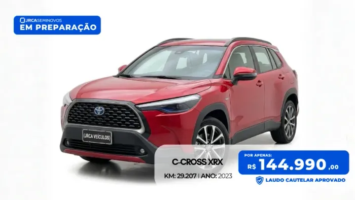 Toyota Corolla Cross XRX 1.8 16V Aut.(híbrido) 2023