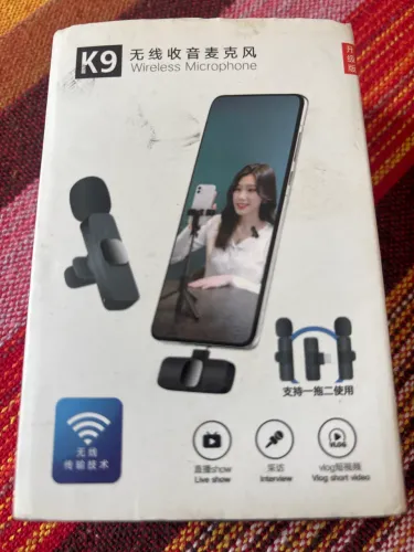 K9 Microfone wireless !! Zero !! 