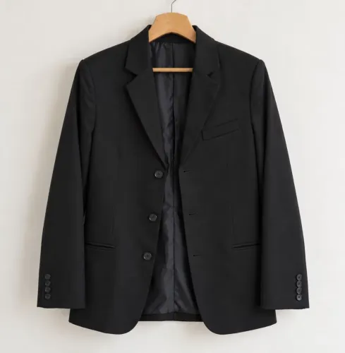 blazer masculino preto p