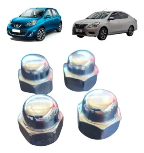 Kit 4 Porcas De Roda Nissan Versa March Original 4456
