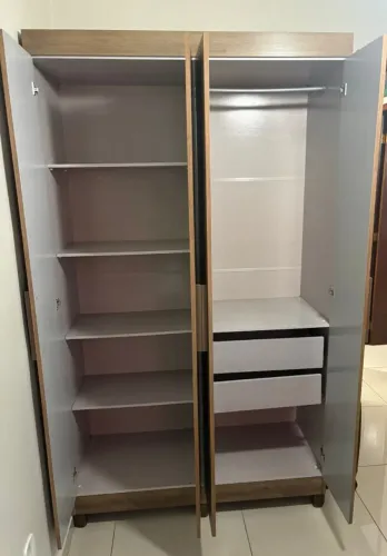 GUARDA-ROUPA CASAL 4 PORTAS - BARATO PRA SAIR HOJE