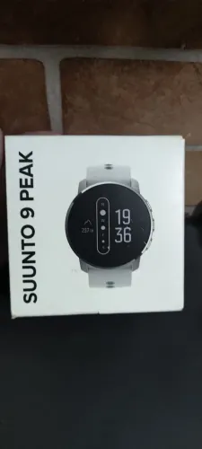 RELÓGIO SUUNTO 9 PEAK BIRCH WHITE TITANIUM - ORIGINAL - SEM USO