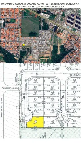 Terreno em condomínio Engenho Velho, Nova Odessa.