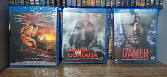 Blu-Ray CÓDIGO DE CONDUTA (Foxx) + Gamer (Butler) + XXX TRIPLO X 2 ESTADO DE EMERGÊNCIA