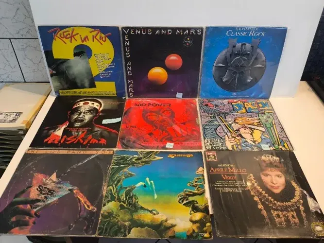 Lote 9 Discos De Vinil Lps Clássicos Rock, Pop, R&b E Ópera - para colecionadores