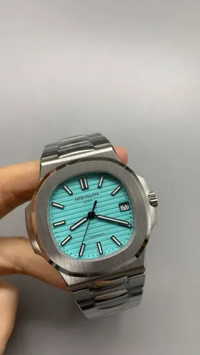 Relógio Patek Philips Nautilus Base ETA Novo completo com caixa Envio Rápido