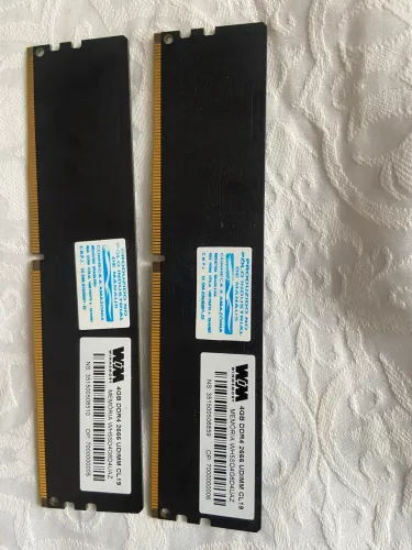 Memória RAM 8gb (2x4) 2666mhz