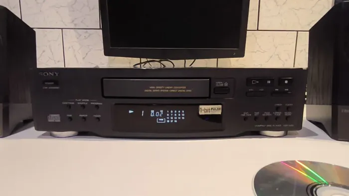Cd player Sony M33 funcionando