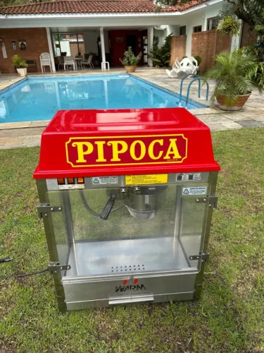 Pipoqueira Profissional WARM 8 oz - apenas 3 meses de uso