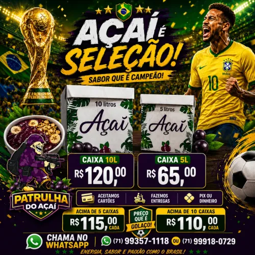 Caixa de açaí