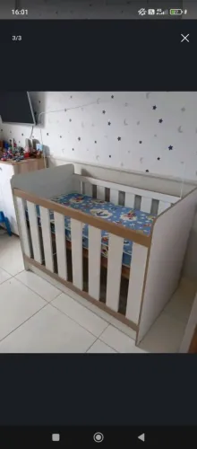 Berço com colchão