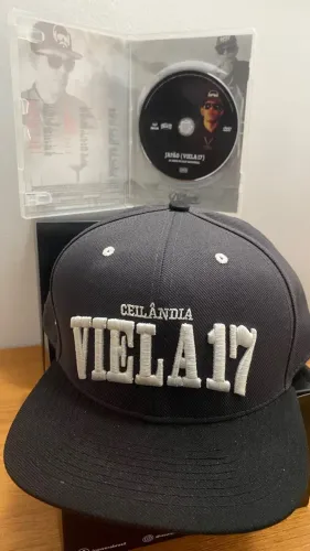 boné aba reta viela 17 + dvd japão viela 17 rap nacional