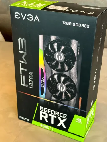 EVGA RTX 3080 Ti FTW3 Ultra 12GB - Completa na Caixa - Estado de Nova
