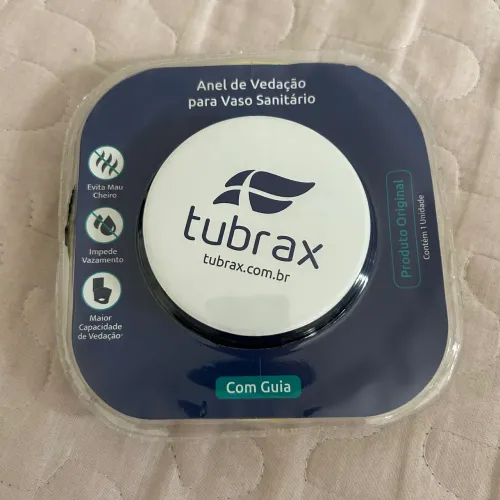 Anel De Vedação P/ Vaso Sanitário Com Guia Tubrax Universal