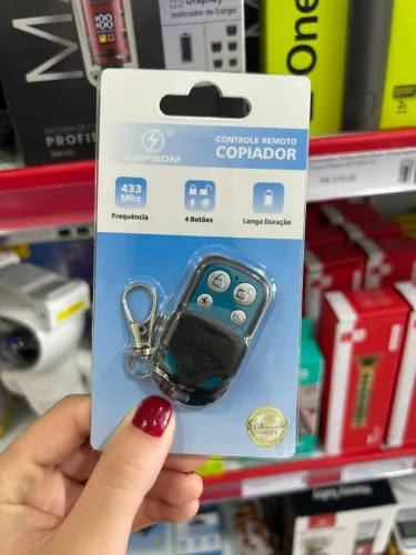 Controle copiador para portão alarme carro muito mais