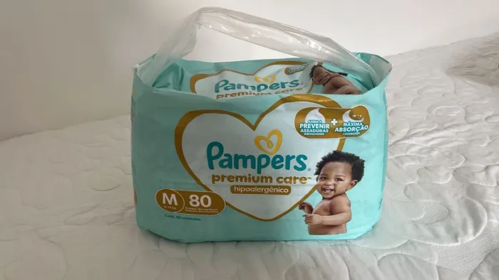 Fralda Pampers premium care M 80 fraldas