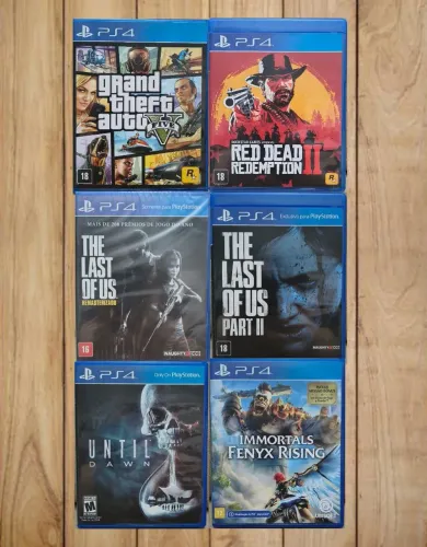Jogos PS4 a venda *LEIA A DESCRIÇÃO*