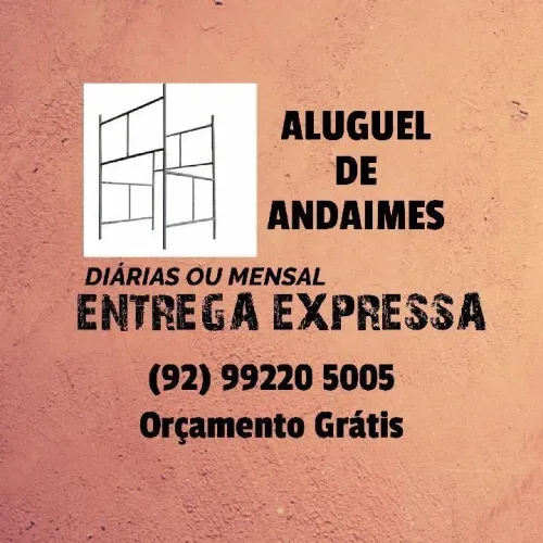 Alugo Andaime entrego na sua obra 