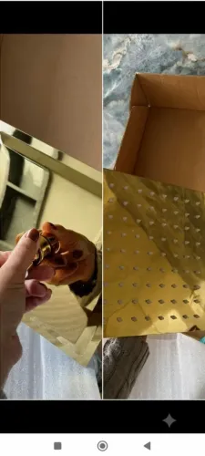 Chuveiro a gas dourado