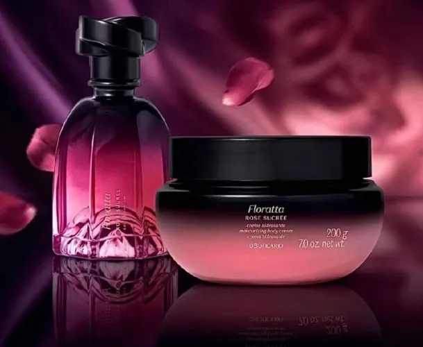 Creme e perfume Floratta Rose Sucrée