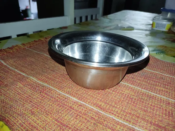 250 Tigela Inox 14 Cm 100% Inox R$ 10,00 Cada