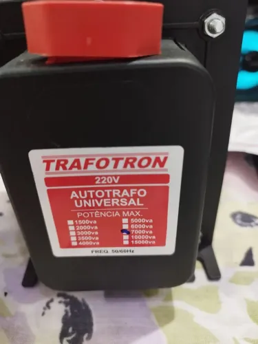 transformador bi volt 7000 watts novo na caixa