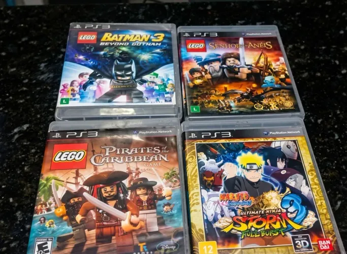 Pacote 4 jogos play 4 por 120
