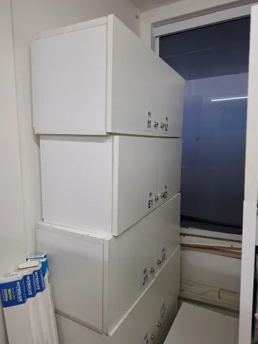 Armário branco com chave MDF 18mm