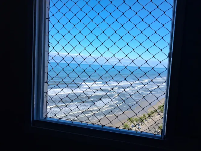 Apto.para o Ano Novo com vista espetacular para o mar em Mongaguá 