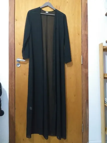 Capa preta longa preta - ideal para Halloween