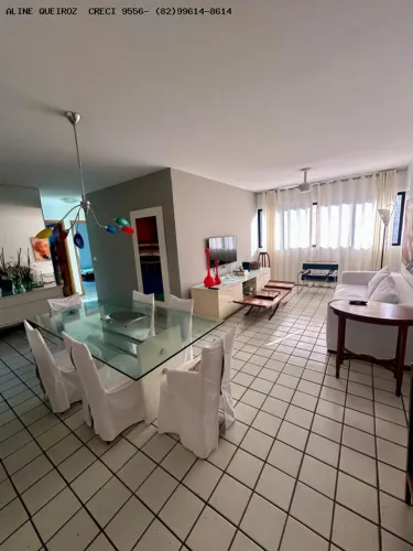 Apartamento para Venda em Maceió, Ponta Verde, 3 dormitórios, 1 suíte, 3 banheiros, 2 vaga
