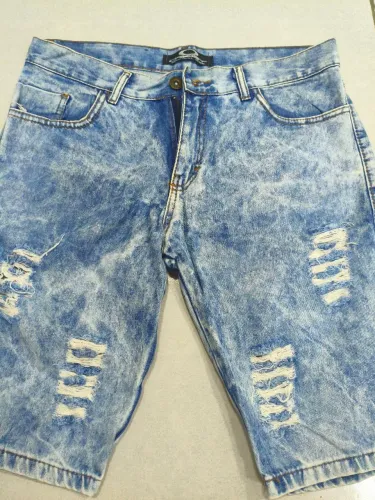 Bermuda jeans masculina
