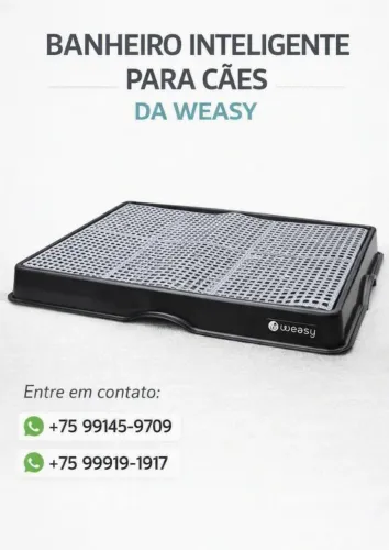 Banheiro inteligente para cães