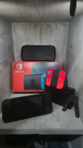 Nintendo Switch v2 Completo + Acessórios