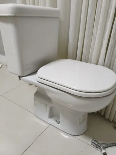 Vaso Sanitário Com Caixa Acoplada - Branco (Usado)