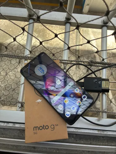 Moto G54 128gb top com caixa e carregador