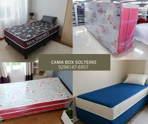 Cama box solteiro