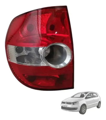 Lanterna Traseira Esq Fox Crossfox 2006 A 2008 Originall Vermelho
