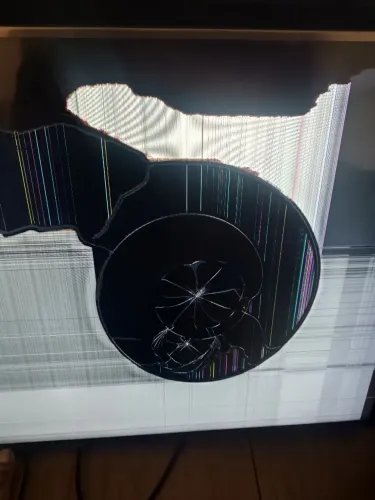 Smartv LG 47 polegadas -tela quebrada