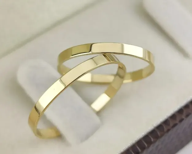 Aliança de Ouro 18k