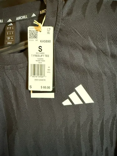 Camiseta Adidas Pro Freelift Tennis Preta Airchill Nova Com Etiqueta