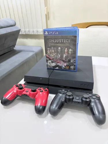 Ps4 Fat fosco 500gb - 12x 104,00 cartão 