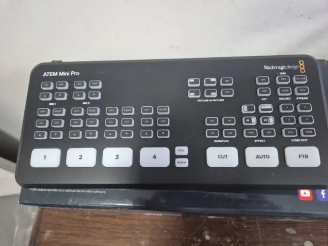 Blackmagic Switcher Atem Mini Pro Hdmi Live Streaming