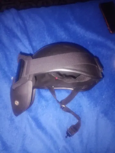 Capacete custom . Fica bem Loko no rosto