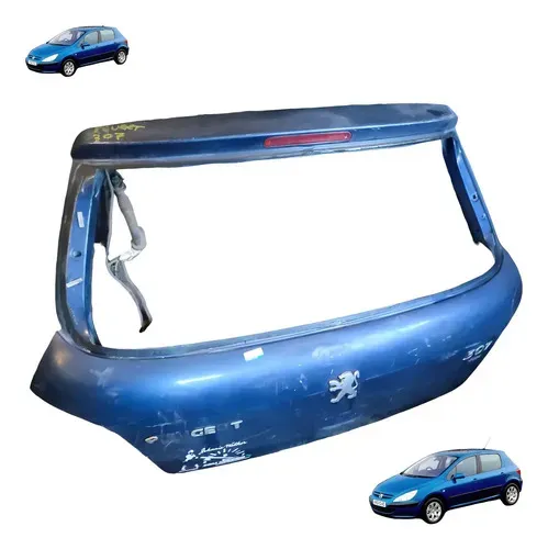 Tampa Traseira Porta Malas Peugeot 307 2003 A 2011 Azul