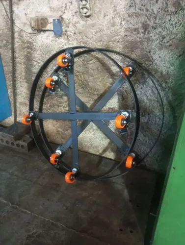 Vendo suporte com rodinhas para tambor de 200Lts