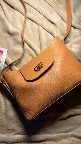 Bolsa nude - Couro Fino