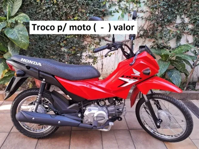  Honda Pop 110i Es ano- 26 / 26 ú.dono Troco p/ moto ( - )  valor  Zap. 1198687.7951