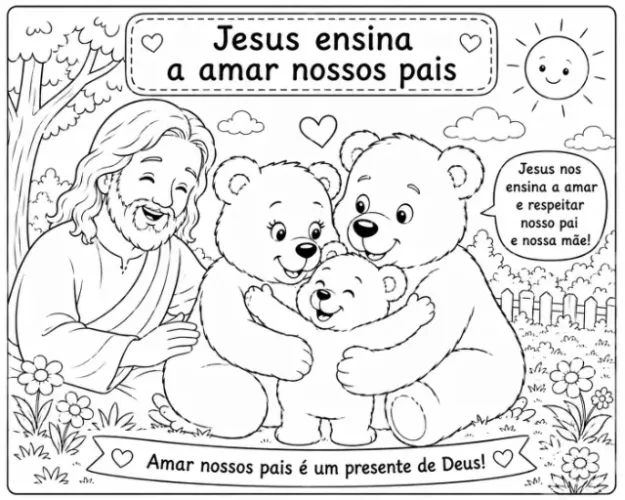 Desenhos para colorir cristão